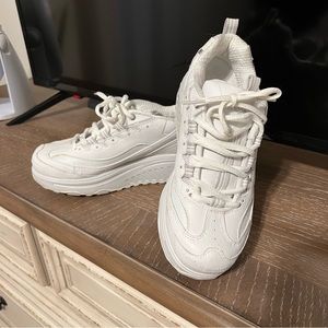 Skechers Shape Ups White Sparkle EXCELLENT!